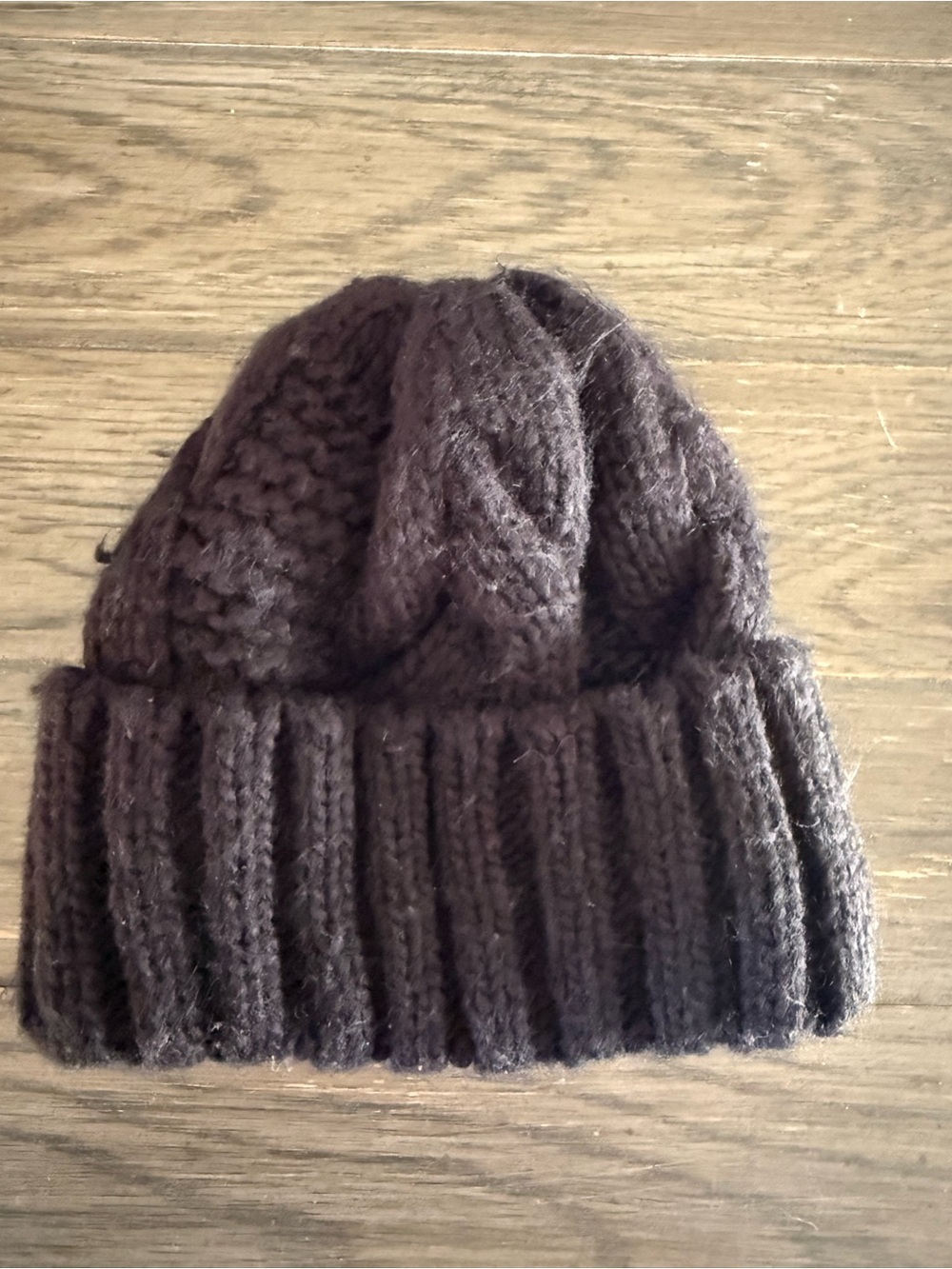 H&M Kids Knit Beanie Hat in Brown